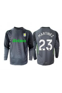 Aston Villa Emiliano Martinez #23 Maalivahti Jalkapallovaatteet Kotipaita 2025-26 Pitkähihainen